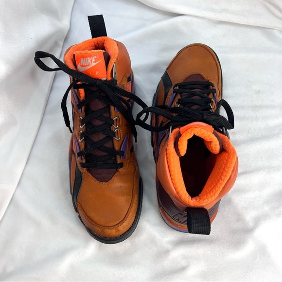 NIKE Trainer SC Sneaker Boot Tuscan Rust/Hyper Grape/Barkroot Brown Men’s size 8 - Picture 4 of 11